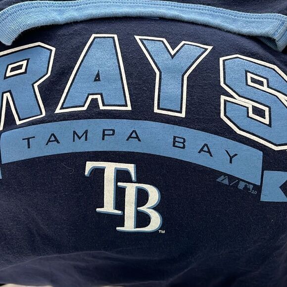 Tampa Bay Rays Authentic MLB Heavyweight Tee Shirt 2010 - Picture 8 of 8